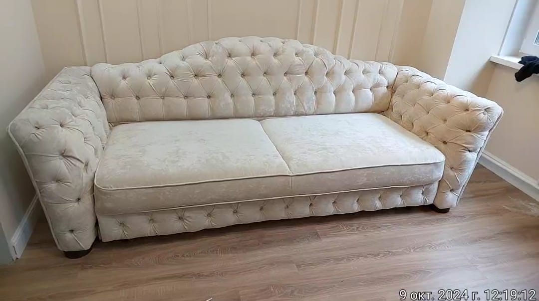 Замена обивки дивана на дому. Новосокольники